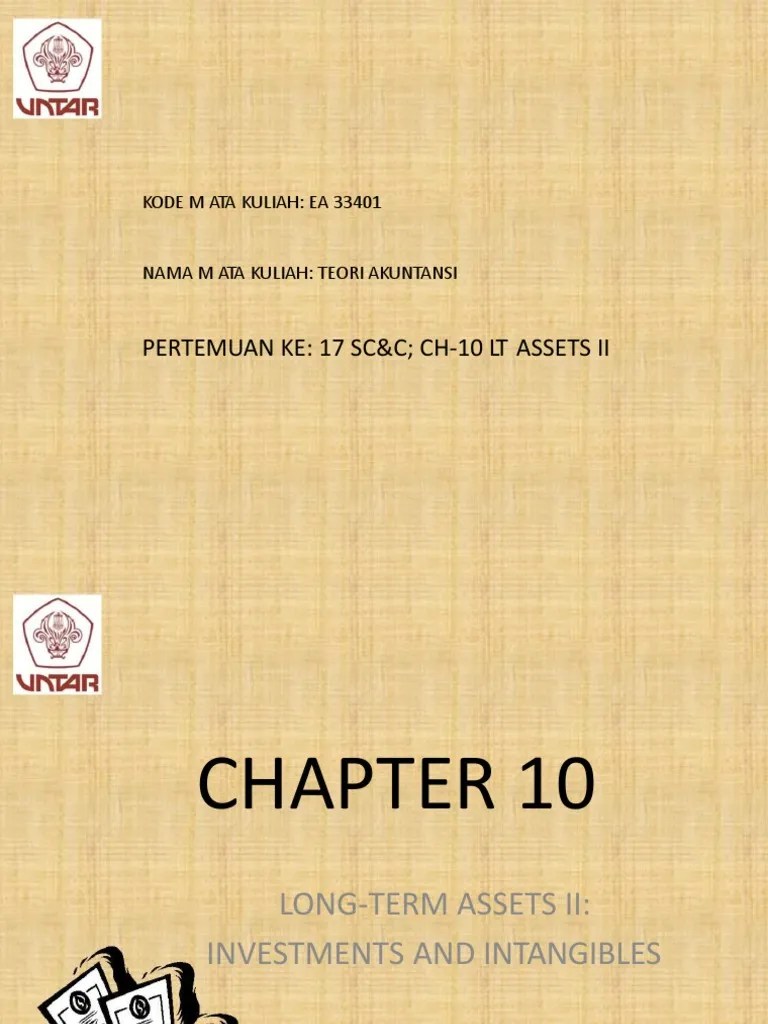 Long Term Assets Ii | PDF | Goodwill (Accounting) | Intangible Asset