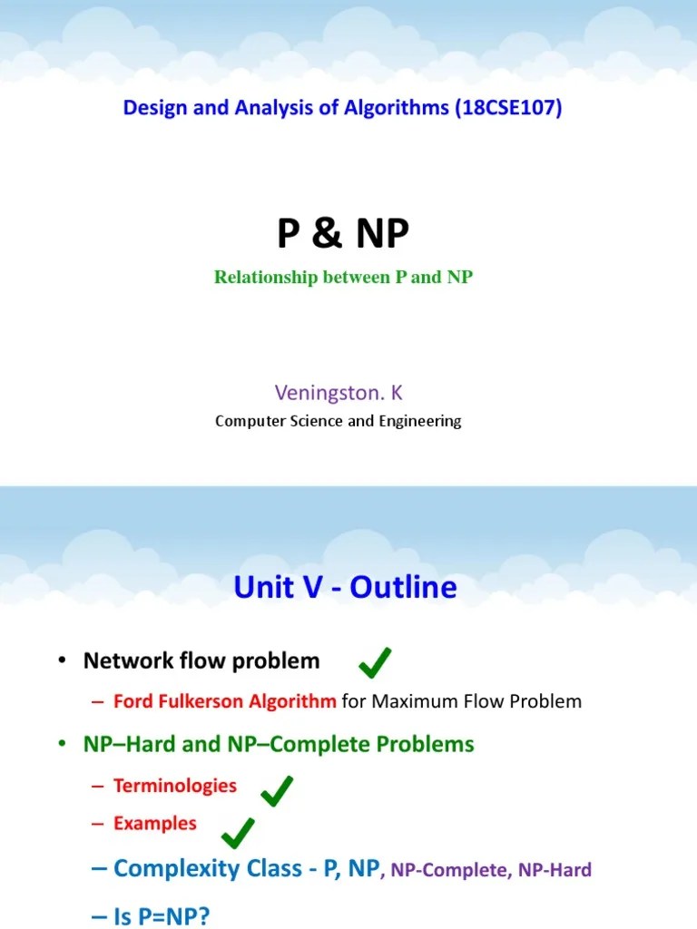 Relationship Between P And NP PDF | PDF | Computational Complexity ...