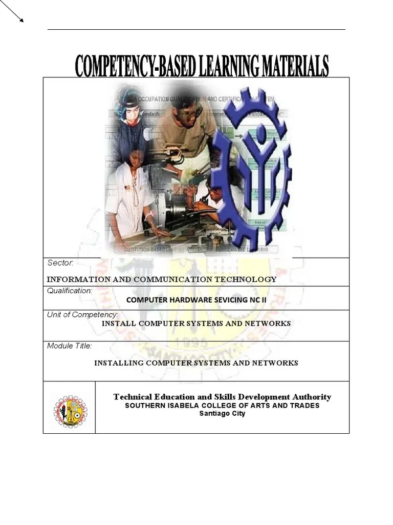 Module 1 - Installing Computer System And Networks | PDF | Personal ...