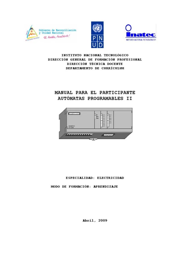 Manual De Automatas Ii Simatic | PDF | Poco | Puntero (Programación De Computadora)