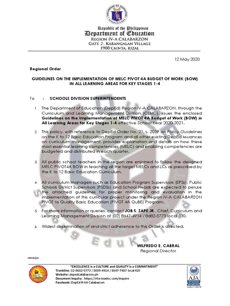 See more ideas about poster drawing, drawing competition, poster making. Bow Regional Order As Of May 21 2020 With Shs Pdf Pdf Educational Assessment Distance Education