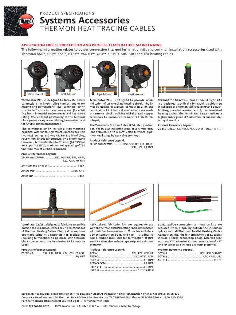 Trying to find the right automotive wiring diagram for your system can be quite a daunting task if you don't know where to look. Tep0010u Heat Tracing Accessories Spec Pdf Building Materials Building Engineering
