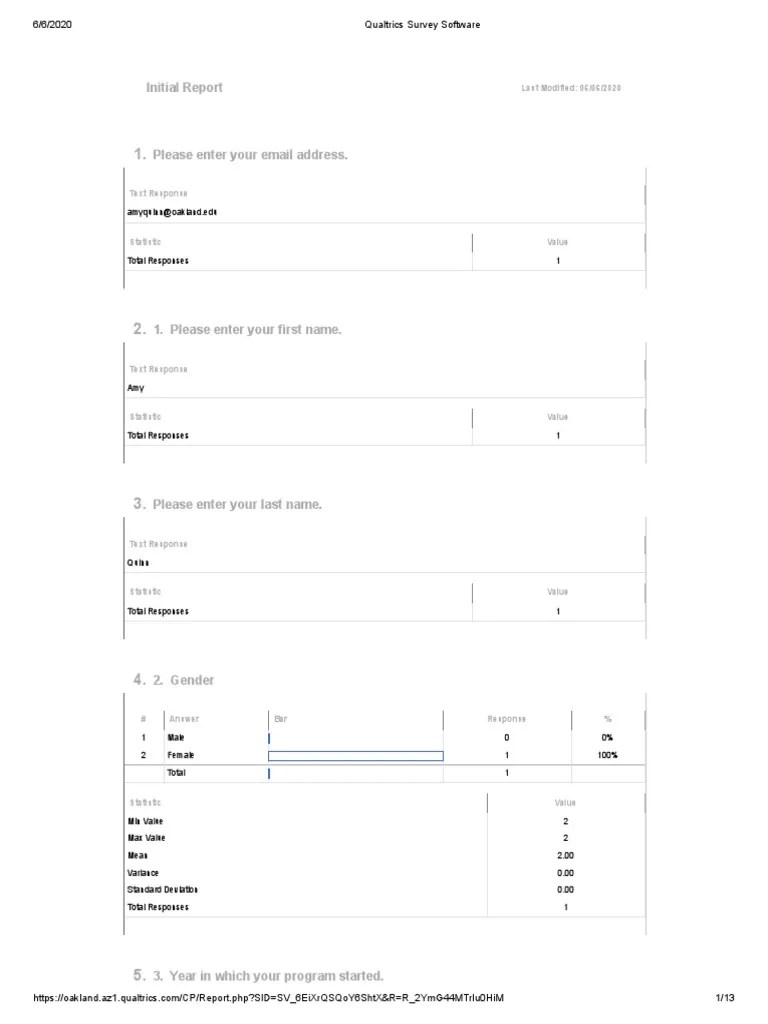 Qualtrics Survey Software Post | PDF | Standard Deviation | Variance