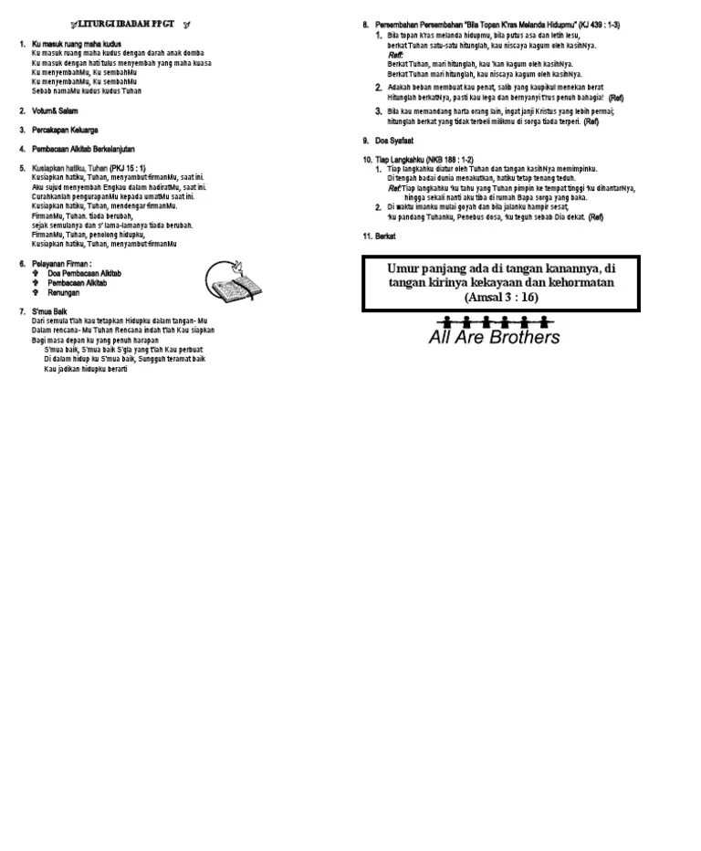 LITURGI IBADAH PPGT 5
