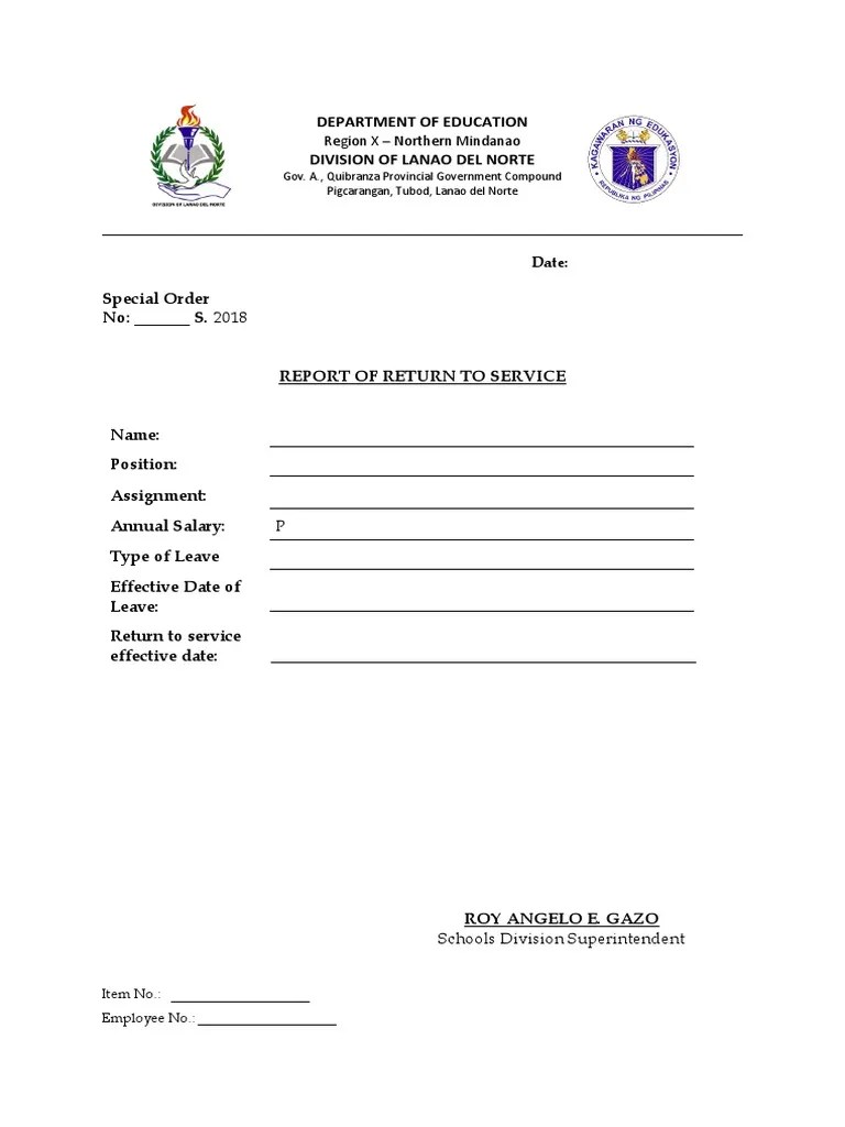 SO Reinstatement | PDF