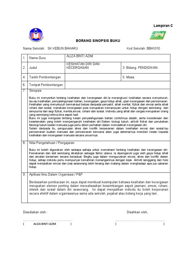 Buku ini amat sesuai dibaca dan dijadikan bahan rujukan untuk pelajar terutama sekali yang mengambil subjek berkaitan pendidikan jasmani dan sains sukan di . Sinopsis Buku 1 Pdf