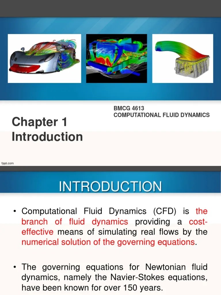 Lecture 1 - Chapter 1 Introduction To CFD PDF | Download Free PDF ...