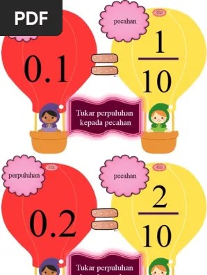 Tap the matching answer to eliminate it. Tukar Pecahan Kepada Perpuluhan Pdf