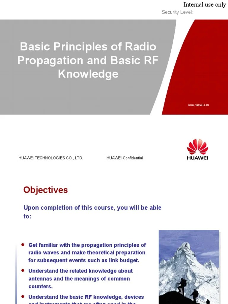 Basic Principles Of Radio Propagation And Basic RF Knowledge | Download ...