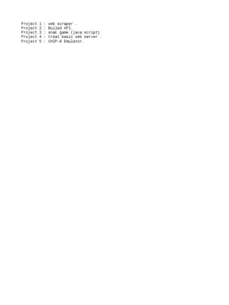 5 Projects Every Programmer Should Try | PDF