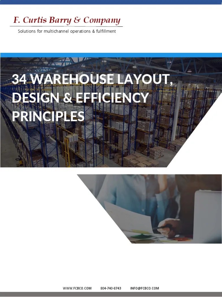 34 Warehouse Layout, Design & Efficiency Principles: F. Curtis Barry ...