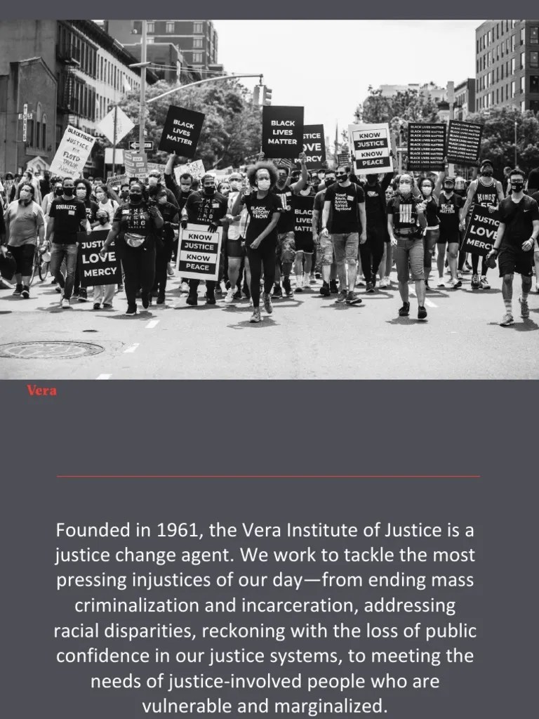 Presentation From Insha Rahman, Vera Institute Of Justice | PDF