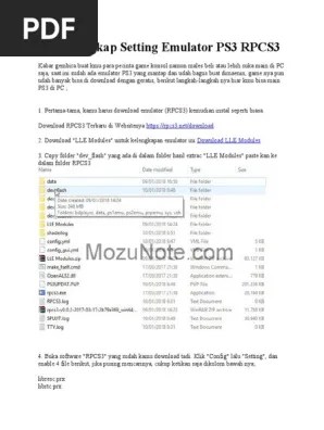 Hal pertama adalah menavigasi ke pengaturan di ponsel anda. Cara Lengkap Setting Emulator Ps3 Rpcs3 Pdf