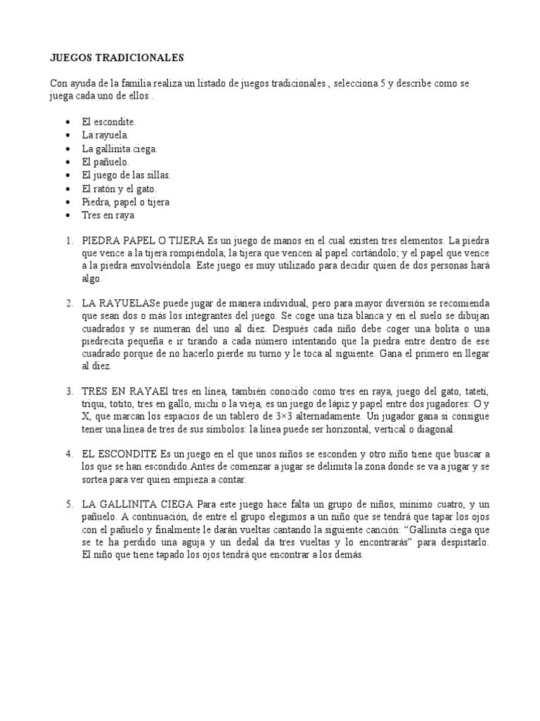 Conoce diferentes juegos y los relaciona con su ámbito. Juegos Tradicionales Pdf Riego Agua