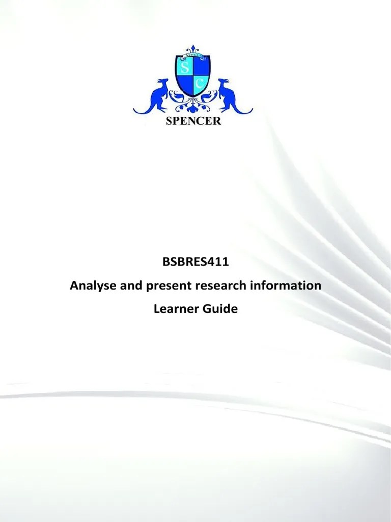 Analyzing And Presenting Research: A Guide To Identifying Reliable ...