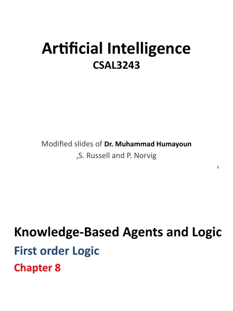 First Order Logic | PDF | First Order Logic | Logic