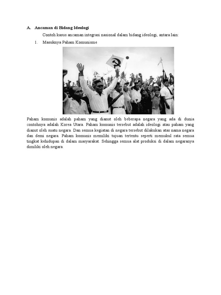 Bela negara perlu diperkuat mengingat adanya perubahan spektrum ancaman terhadap . Ancaman Di Bidang Ideologi Pdf