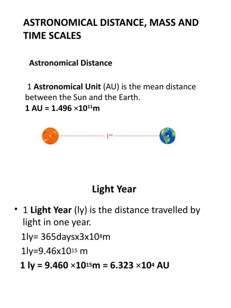 Astronomical Distance, Mass And Time Scales | PDF | Stars | Apparent Magnitude