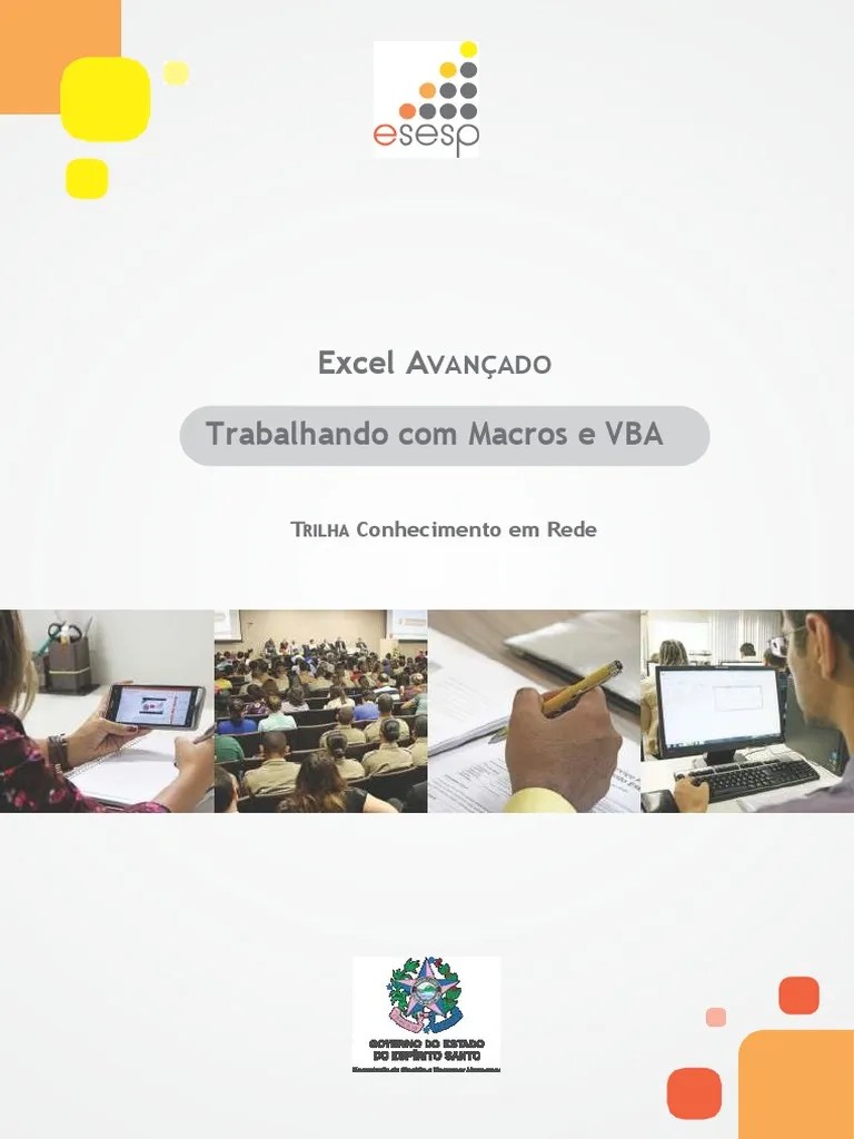 Guia Excel Macros VBA PDF | PDF | Macro (Ciência Da Computação ...