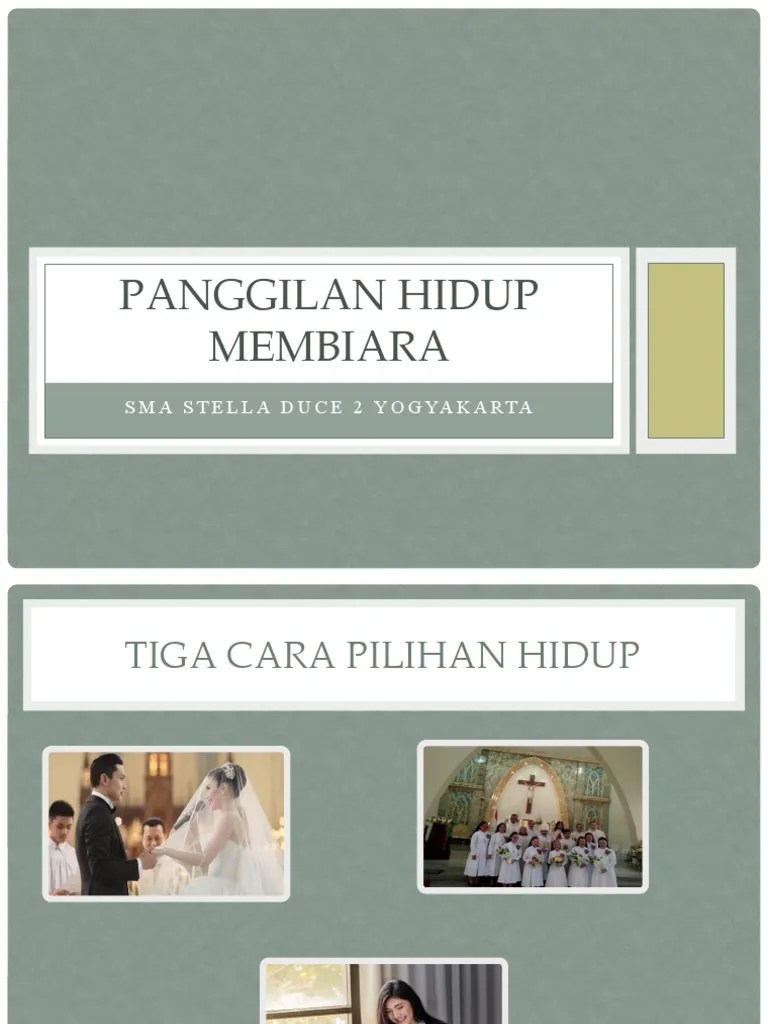 Panggilan Hidup Membiara SEM 1 AGAMA | PDF