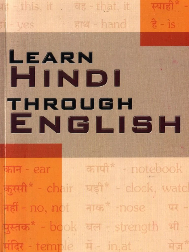 Learn Hindi Through English PDF | PDF