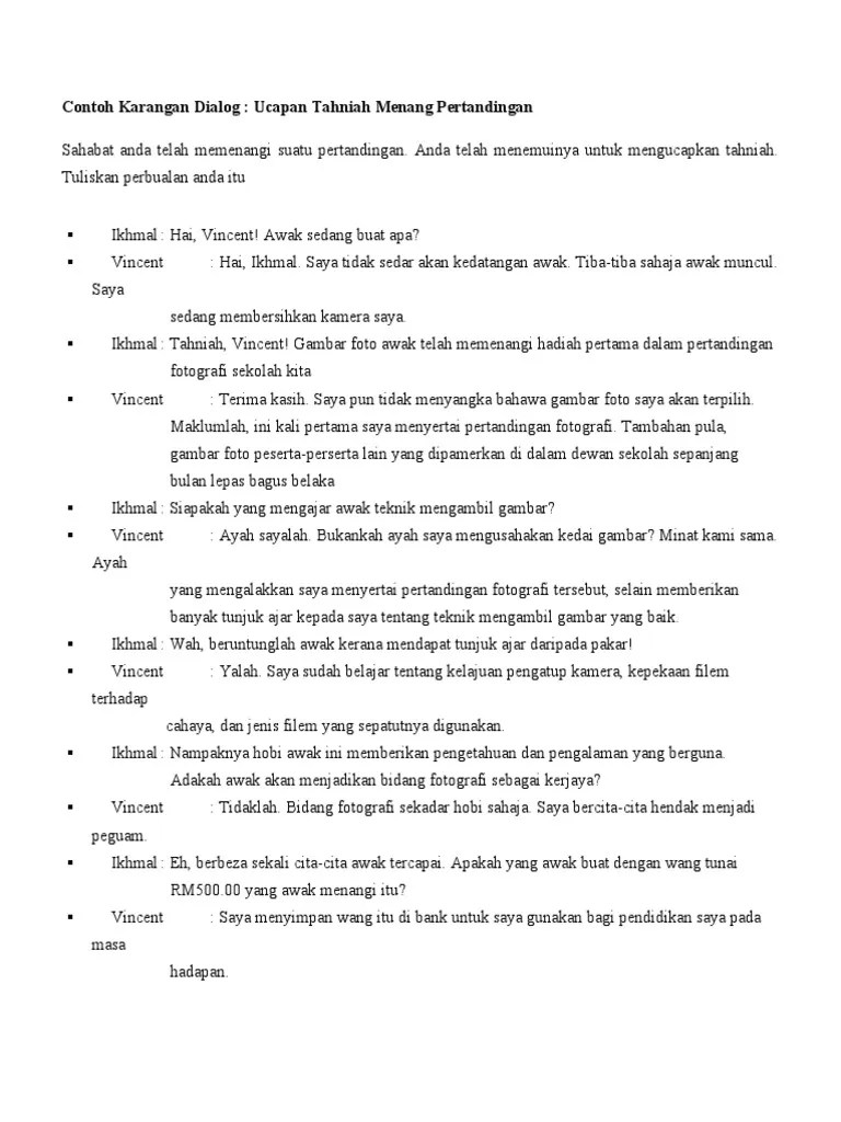 Perbualan Contoh Dialog Bahasa Melayu : Latihan Efektif Bahasa Melayu Berserta Panduan Lisan Darjah 3 Openschoolbag