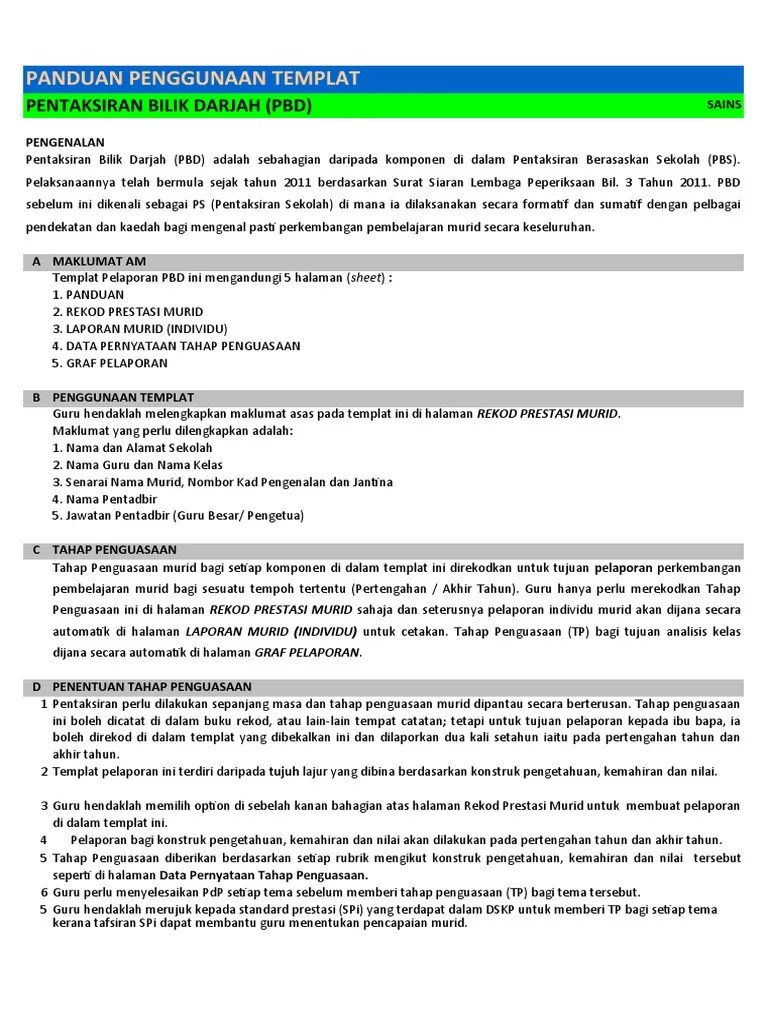 Sebagai pembelajaran, untuk pembelajaran dan tentang pembelajaran. Pelaporan Pbd Sains Tahun 1 Kalaimagal Pdf