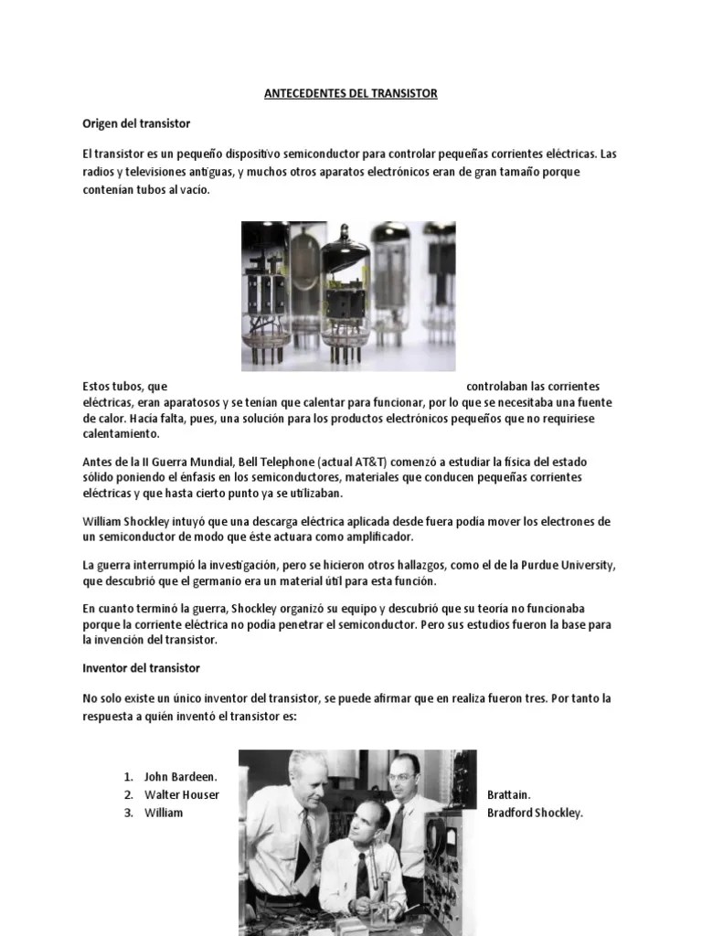 Transistor | PDF | Transistor | Circuito Integrado