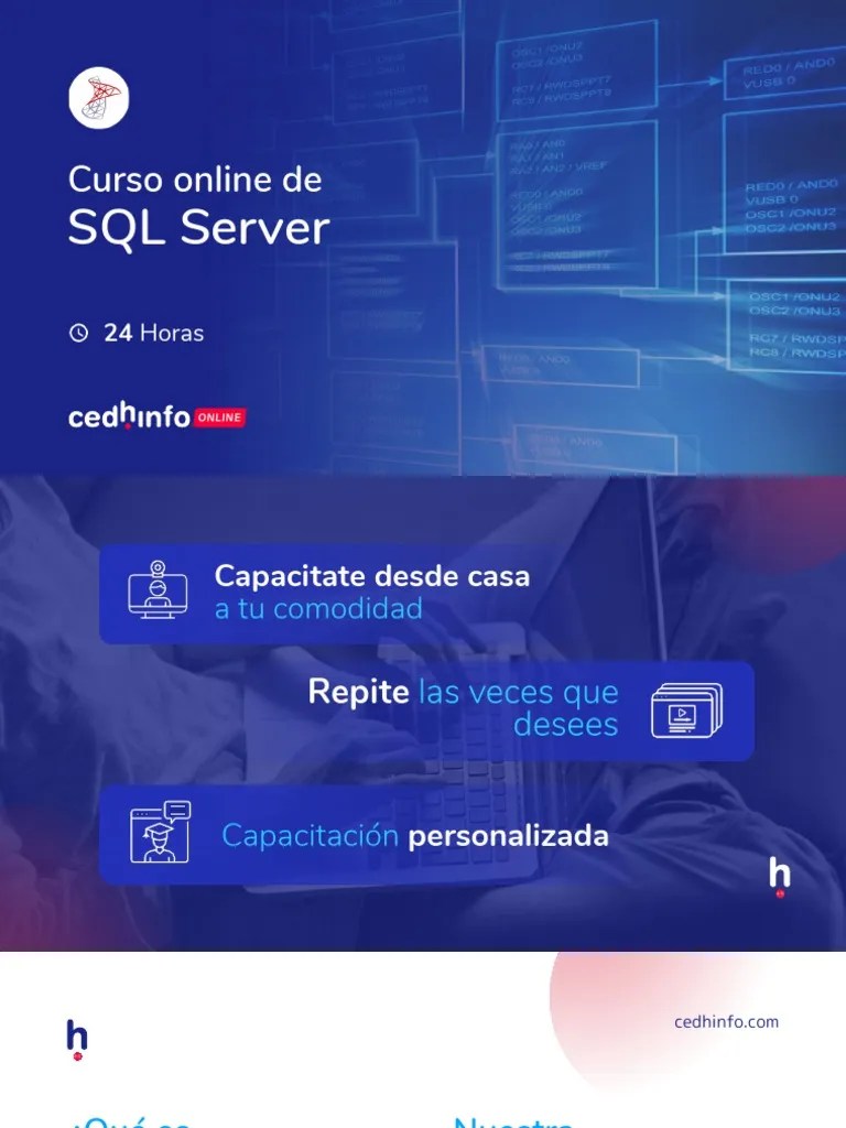 Curso Online De 24 Horas Sobre SQL Server: Fundamentos Y Aplicaciones ...