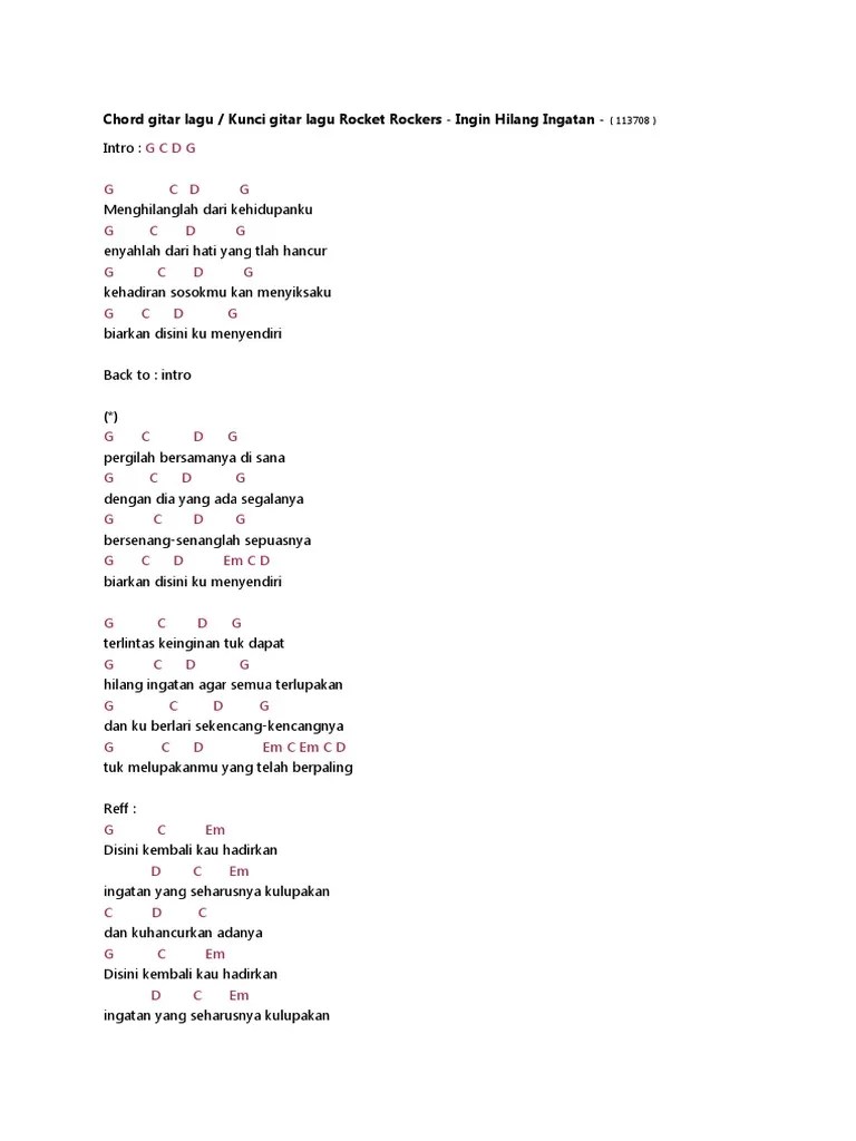 Lirik Dan Kunci Gitar Chrisye Pergilah Kasih