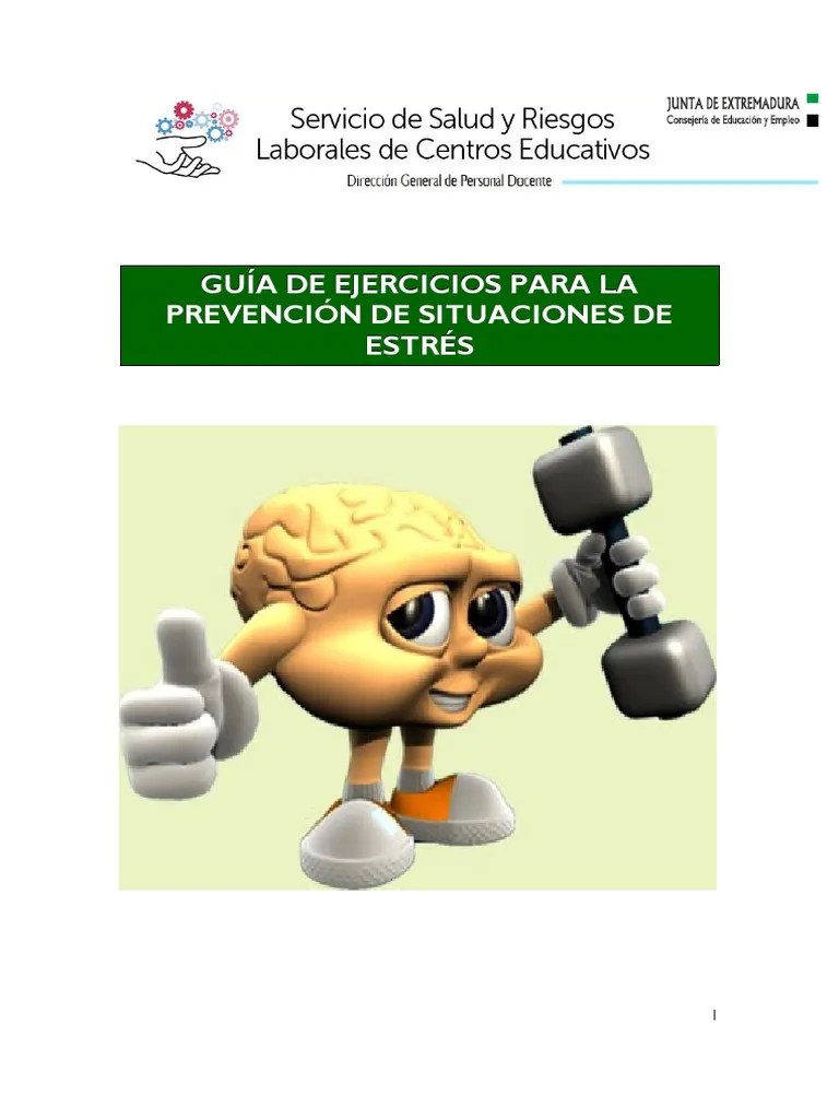Guia Ejercicios Para Prevenir Estres | PDF | Respiración | Estrés (biología)