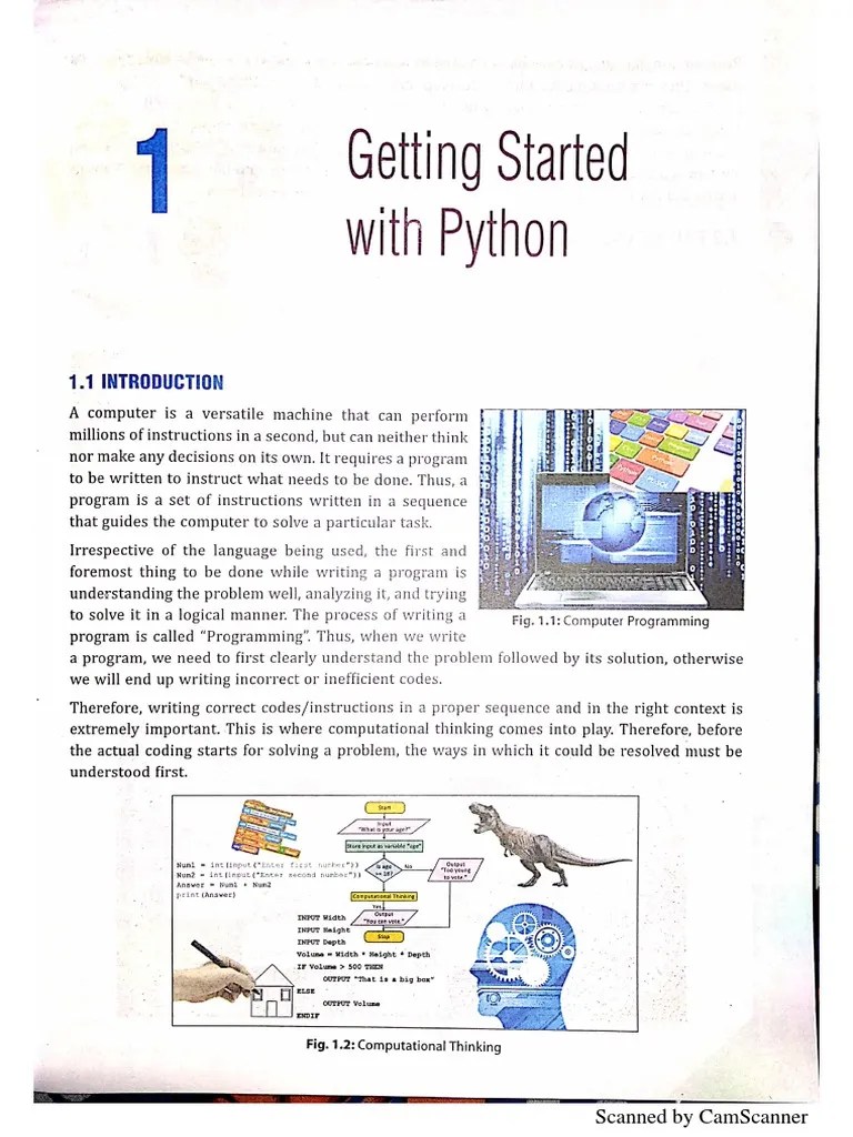 Ch1 (Getting Started With Python) | PDF