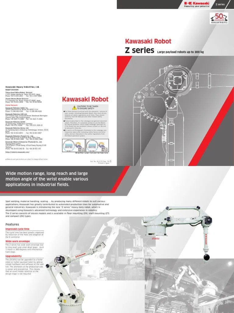 Z Series: Kawasaki Robot | PDF | Mechanical Engineering