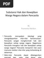 Pertemuan Kedua Bab 1 Substansi Hak Dan Kewajiban Warga Negara Dalam  Pancasila | PDF