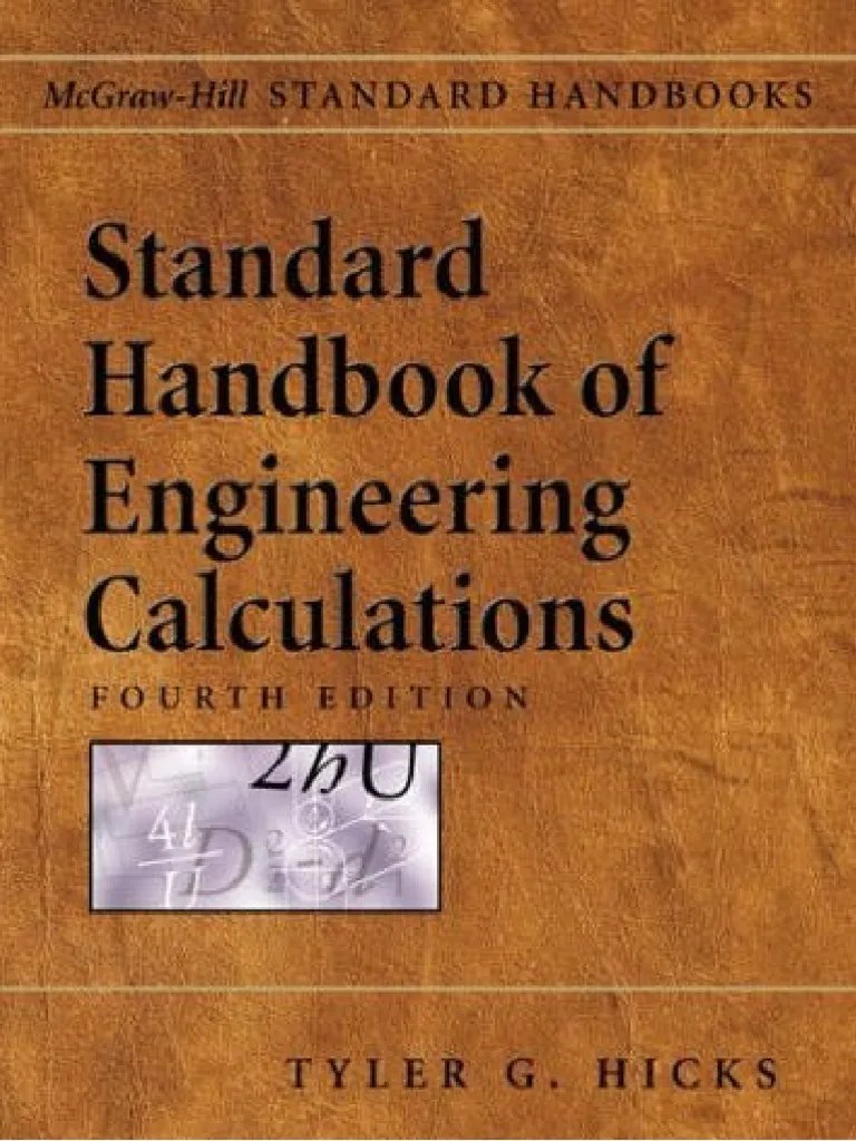 Standard Handbook Of Engineering Calculations | PDF