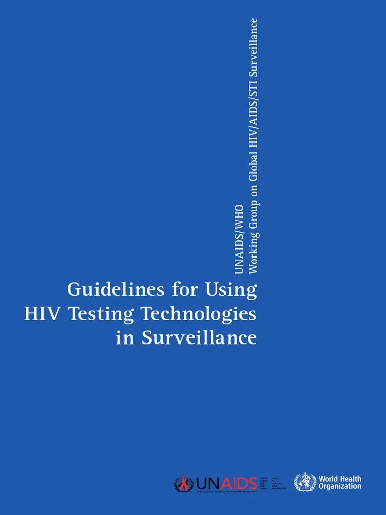 Guidelines For Using HIV Testing Technologies In Surveillance | PDF ...