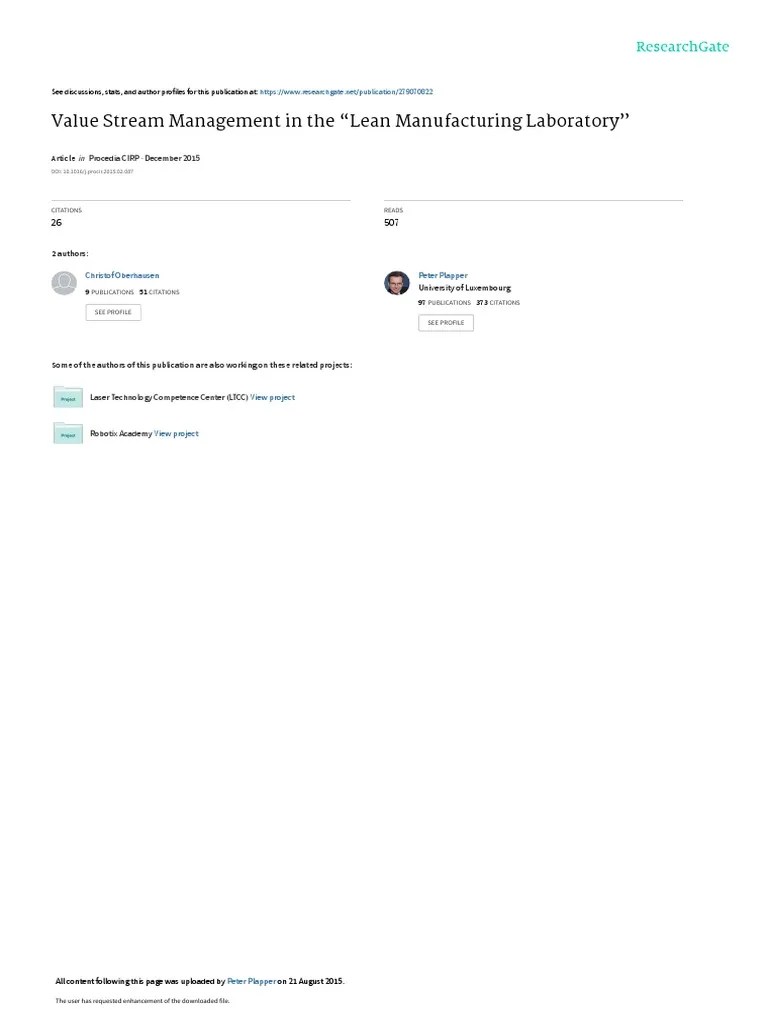 Value Stream Management In The 