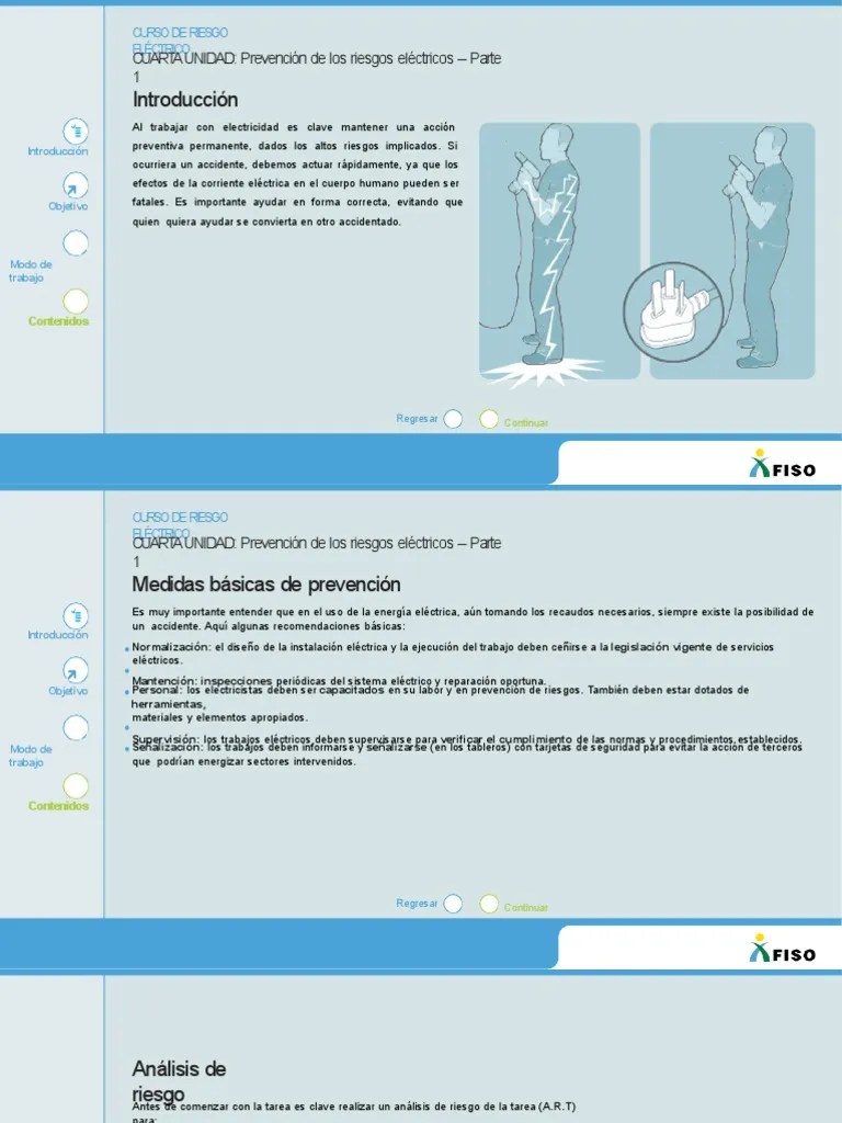 UNIDAD 4-Riesgos Electricos | PDF | Enchufes Y Tomas De Corriente Alterna | Electricidad
