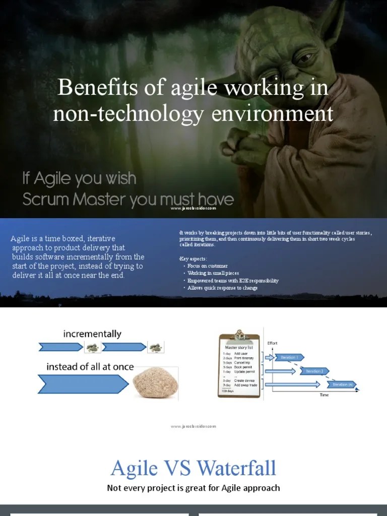 Benefits Of Agile For Non Tech - Scribd | PDF | Agile Software ...