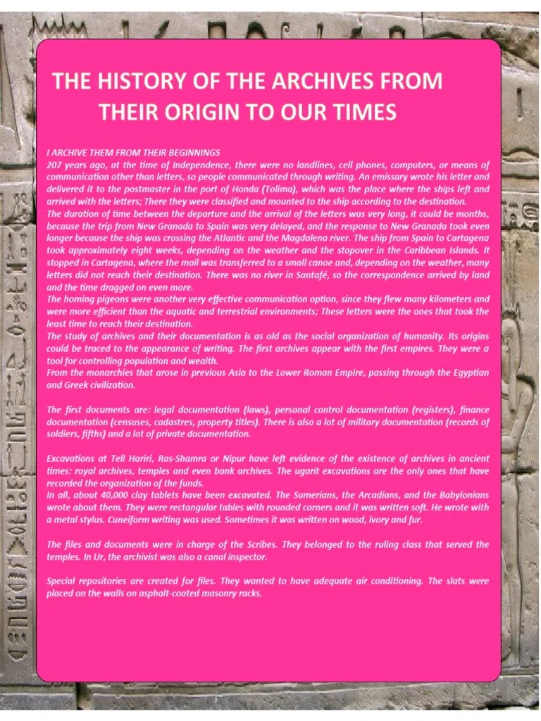 The History Of The Archives | PDF | Photocopier