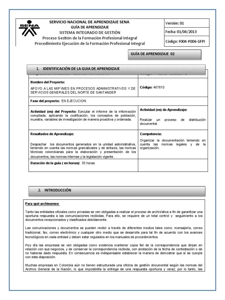 Guia De Aprendizaje 02 (Archivo) | Descargar Gratis PDF | Documento | Archivo De Computadora