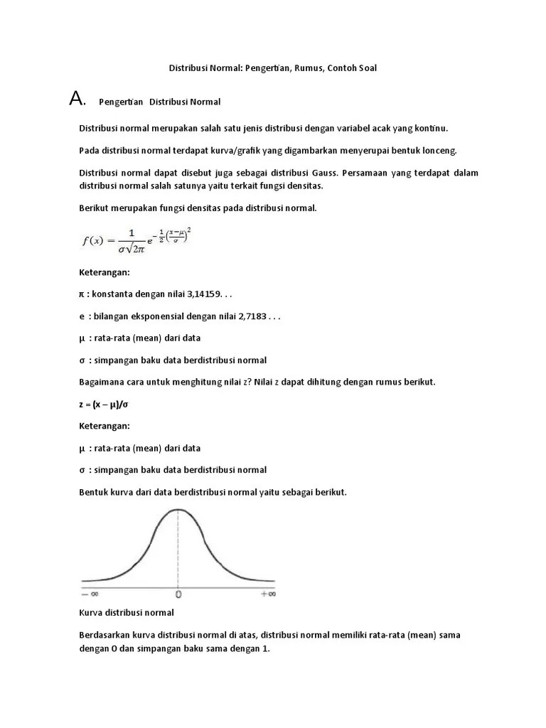 Contoh Soal Distribusi Normal Contoh Soal Distribusi Normal Tabel Z Kumpulan Soal Pelajaran 3 Peluang Distribusi Normal Waktu Tempuh Mahasiswa Ke Kampus Distribusi binomial binomial distribution merupakan salah satu distribusi dengan variabel acak diskrit yang merupakan kajian dari statistika inferensial.