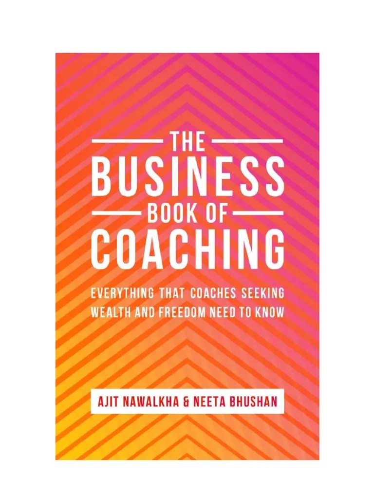 Business Of Coaching Book 1 | PDF | Gratitude | Marketing