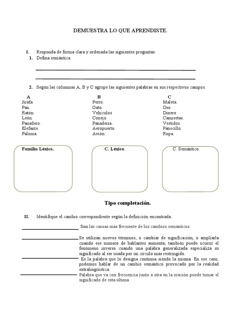 Demuestra Lo Que Aprendistes | PDF | Artes Del Lenguaje Y Comunicación