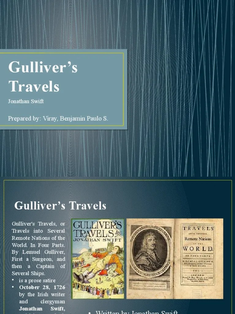 Gulliver's Travels: Prepared By: Viray, Benjamin Paulo S | PDF ...