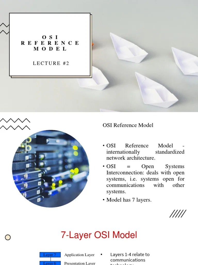 Lecture #2 PDF | PDF | Osi Model | Network Packet