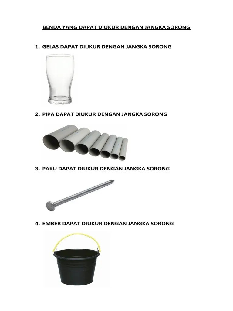 Benda Yang Dapat Diukur Dengan Jangka Sorong | PDF