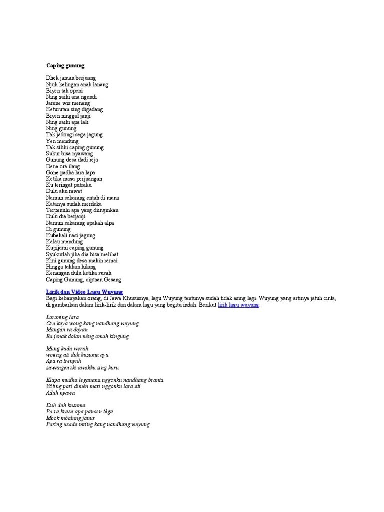 Lagu Jawa | PDF