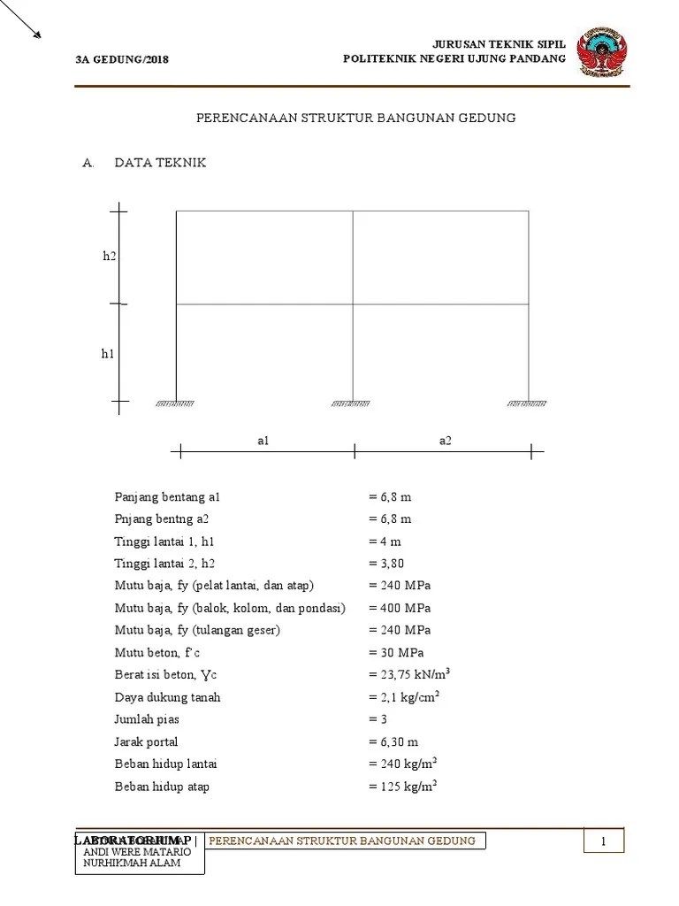 Perencanaan Bangunan Gedung | PDF