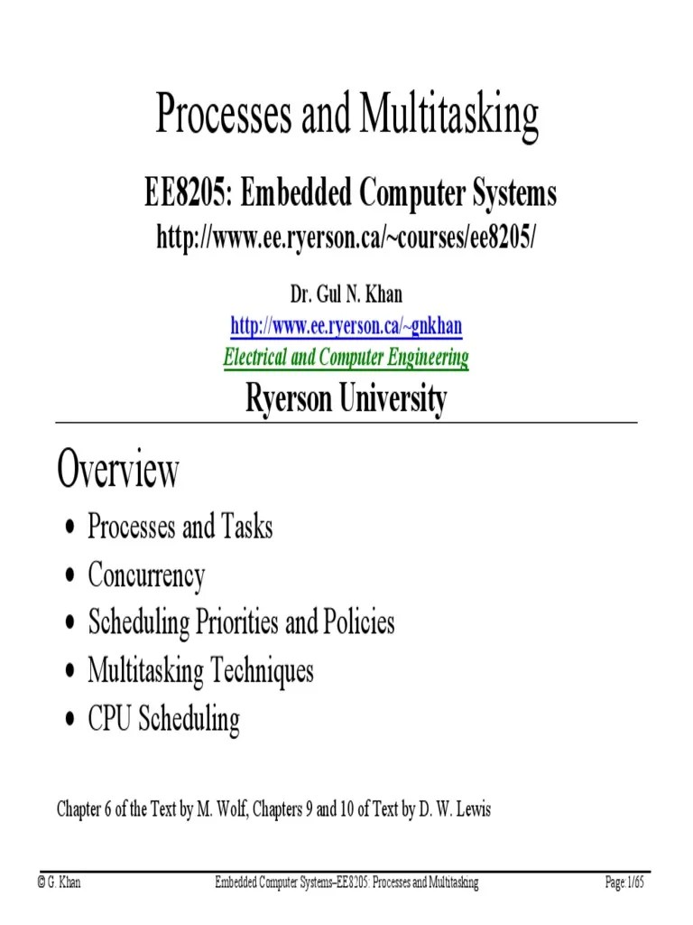 Processes Multitasking PDF | PDF | Process (Computing) | Scheduling ...